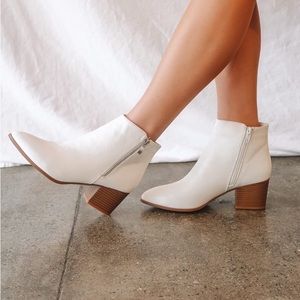 White Ankle Boots